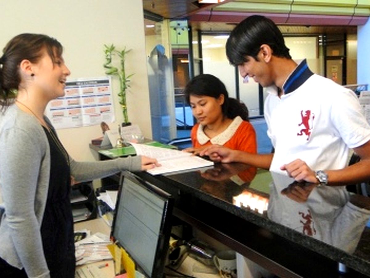 WIE reception support for student and agent enquiries