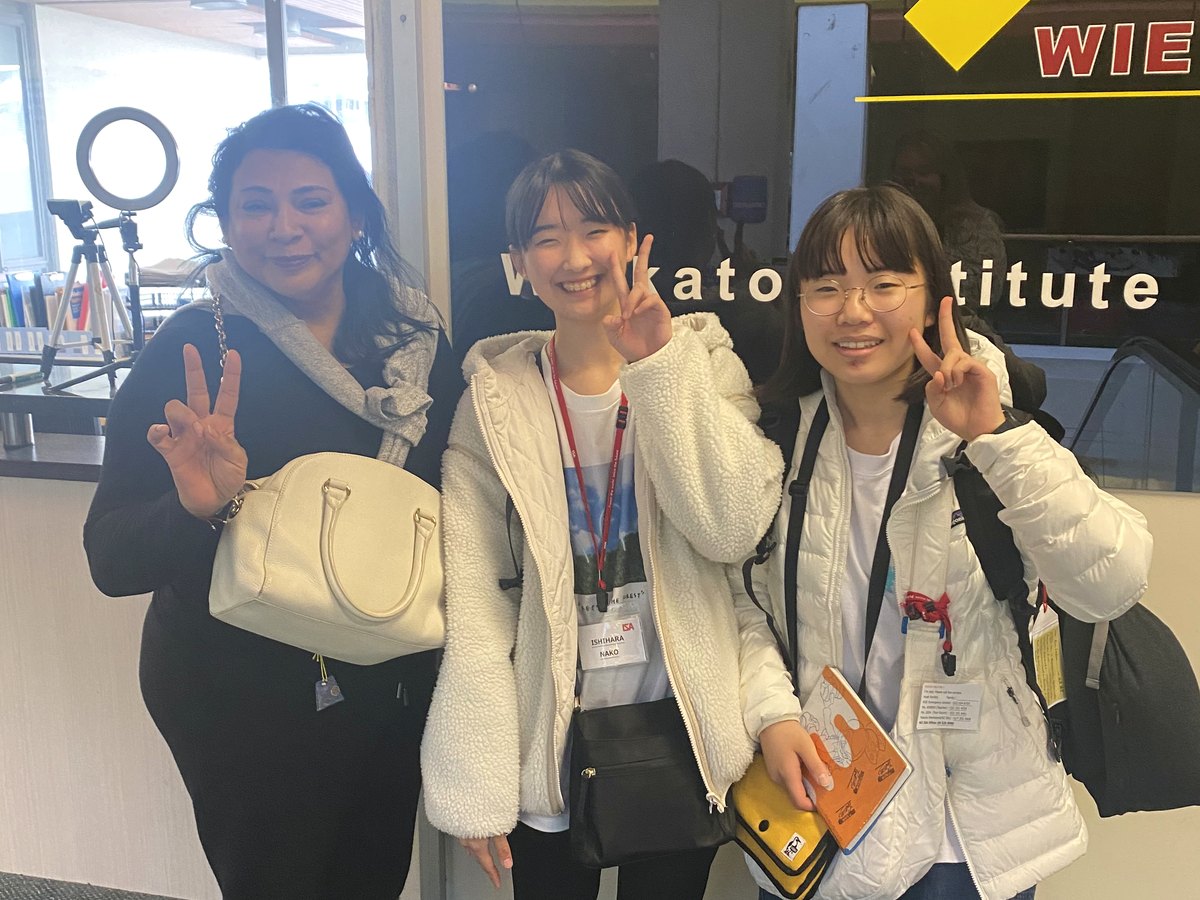 WIE reception and student support conversation