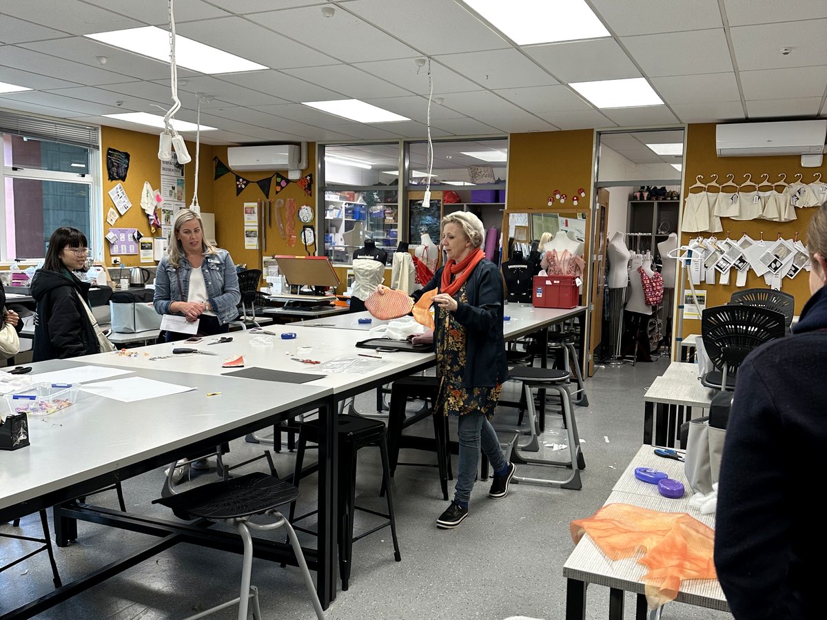 WIE classroom learning space during an interactive lesson