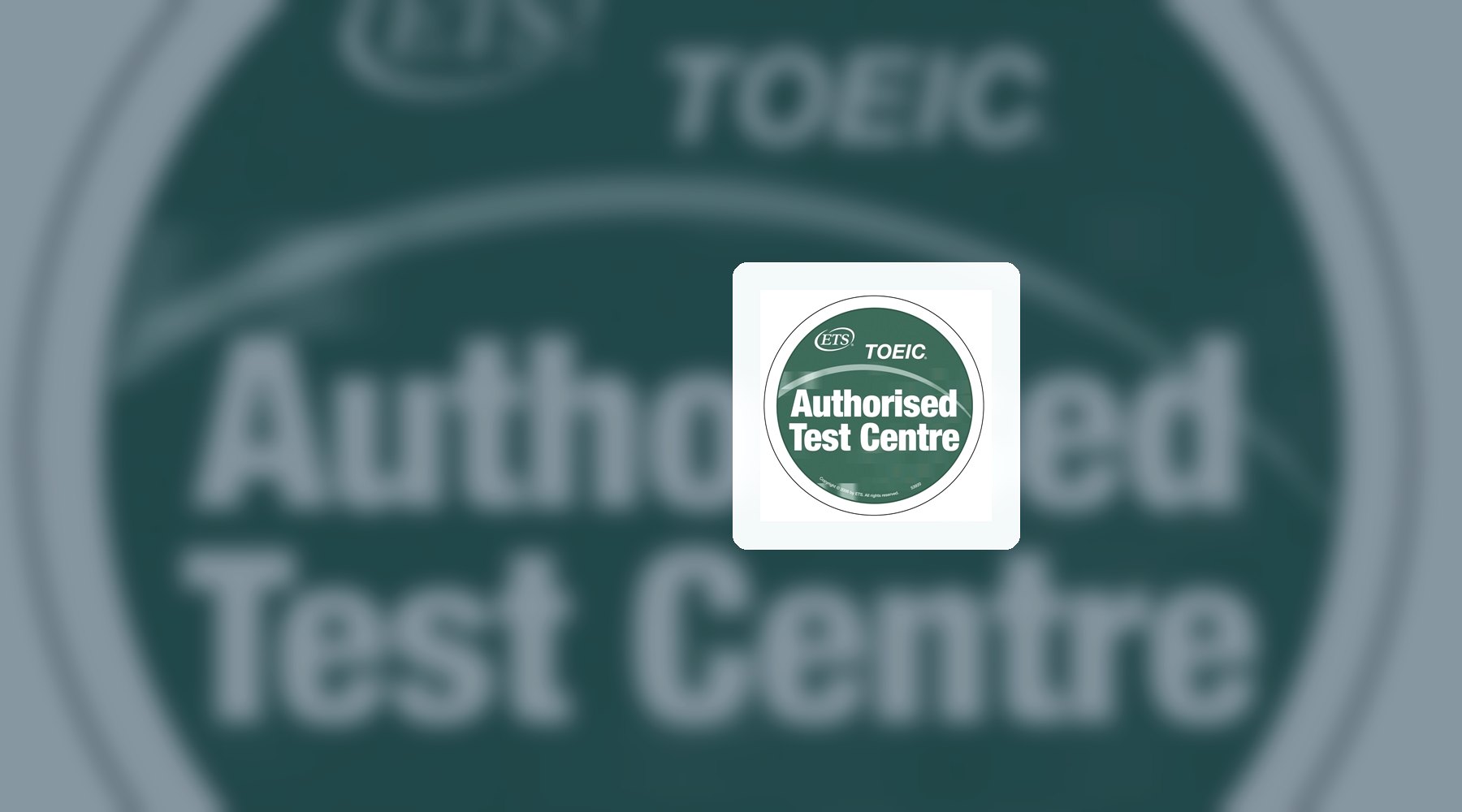 TOEIC authorised test centre logo